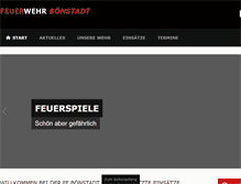 Tablet Screenshot of feuerwehr-boenstadt.de